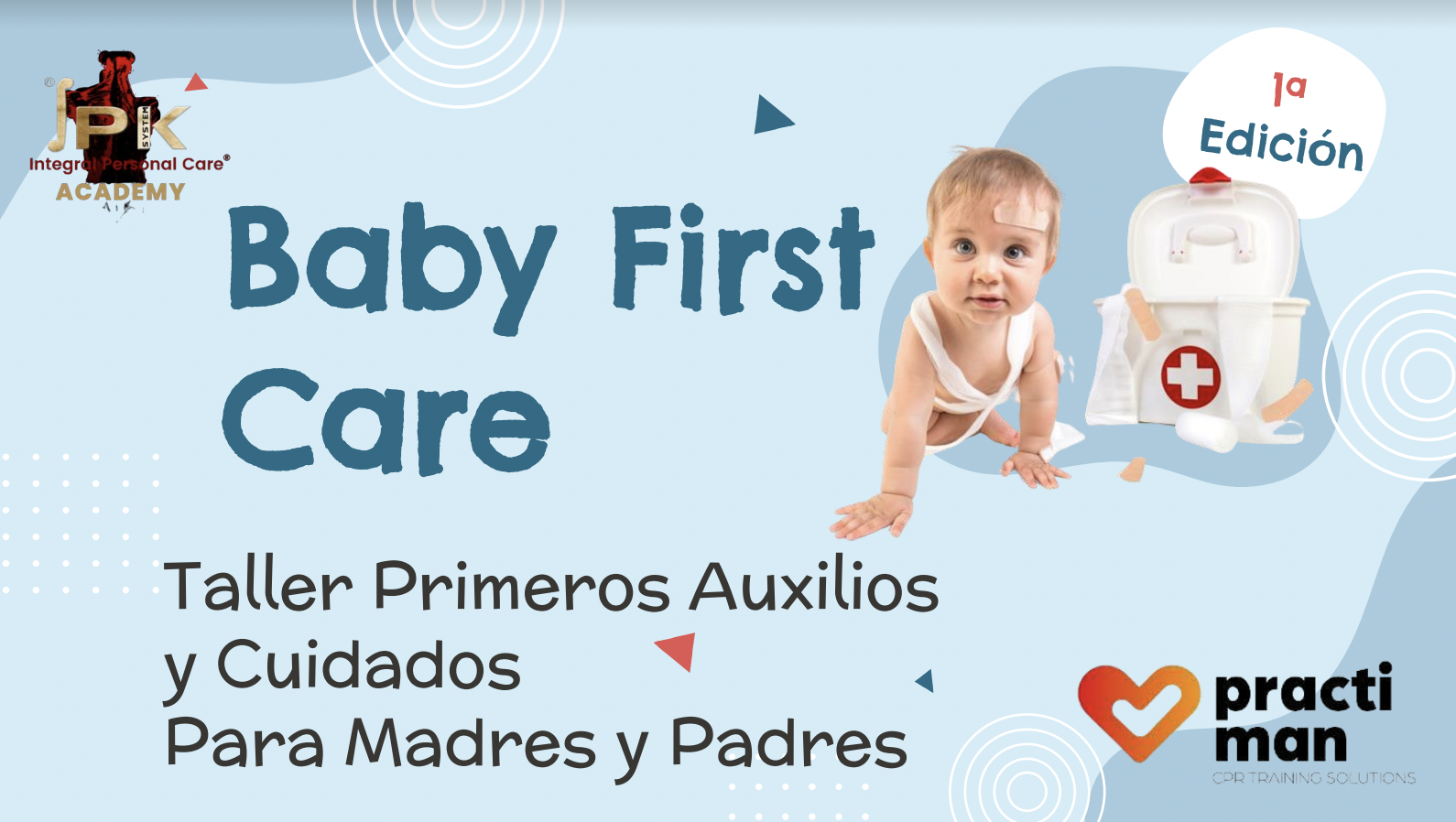 TALLER BABY FIRST CARE DE PRIMEROS AUXILIOS PARA MADRES Y PADRES